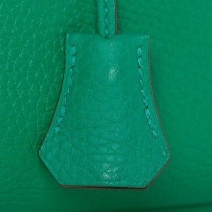 Hermes Taurillon Clemence Birkin 35 Menthe 20 of 36
