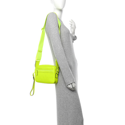Gucci Rubber Effect Monogram GG Crossbody Bag Fluorescent Yellow 2 of 12