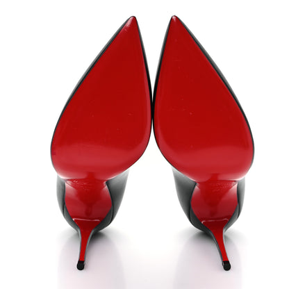 Christian Louboutin Shiny Nappa Kate 100 Pumps 36 Black 6 of 10