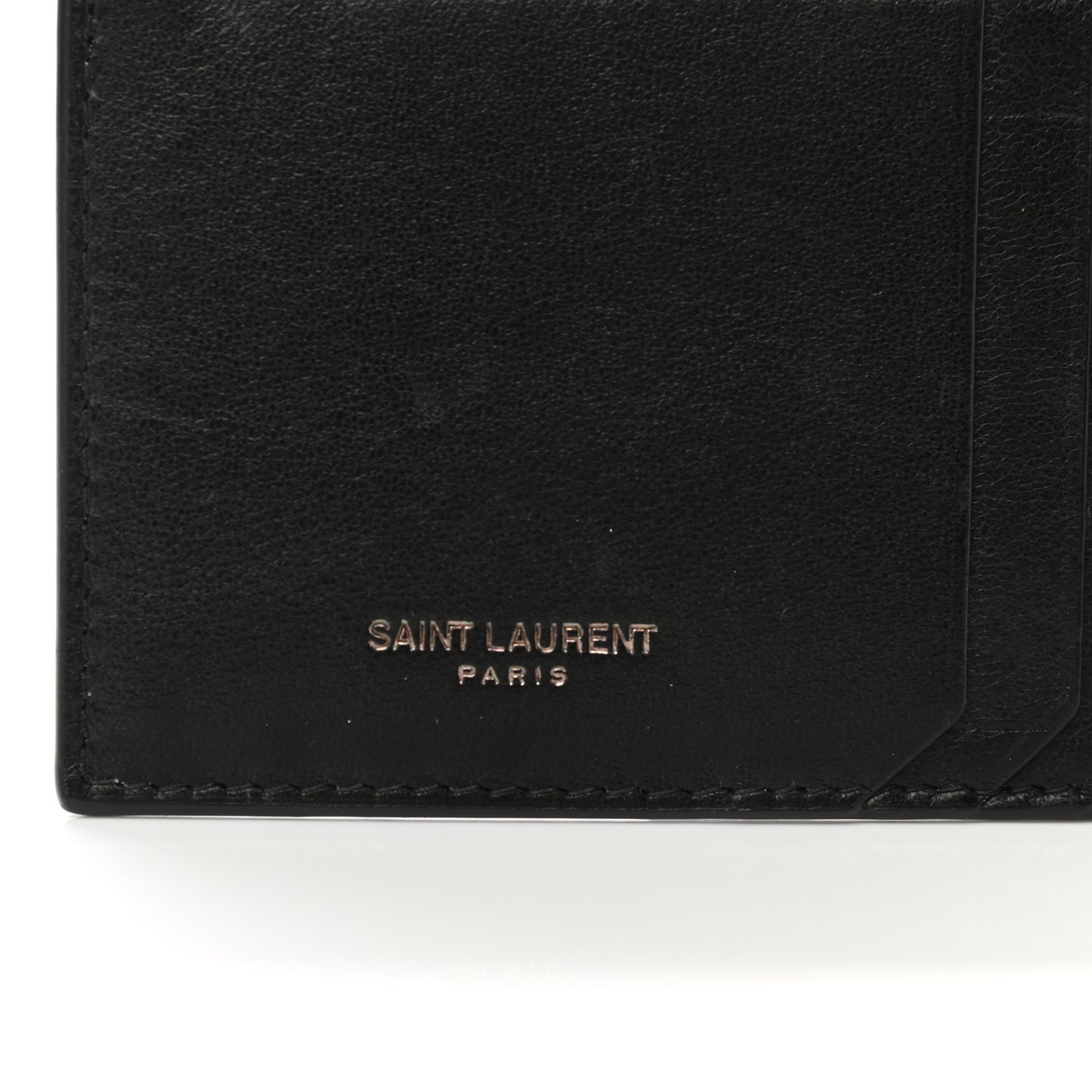 Calfskin 5 Fragments Card Holder Black