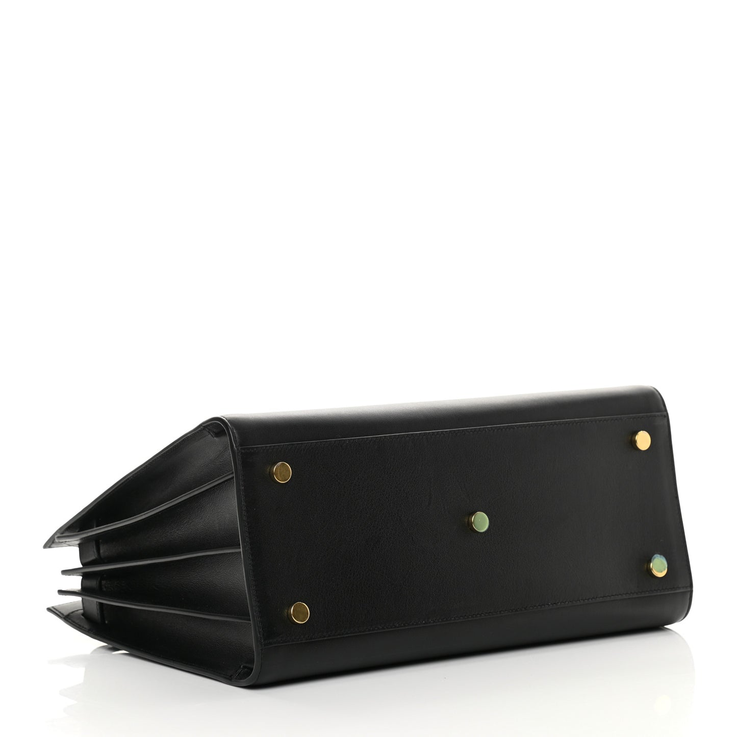 Calfskin Small Sac De Jour Black