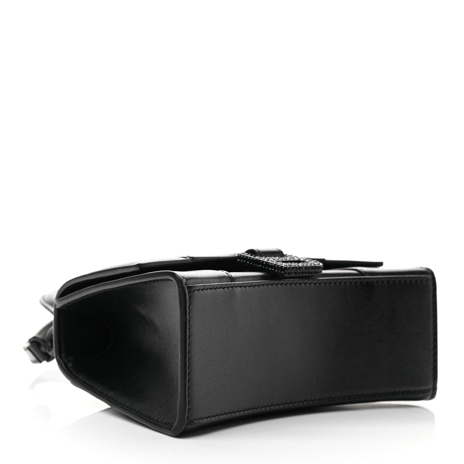 Balenciaga Shiny Box Calfskin Strass Hourglass Top Handle Bag XS Black 4 of 11