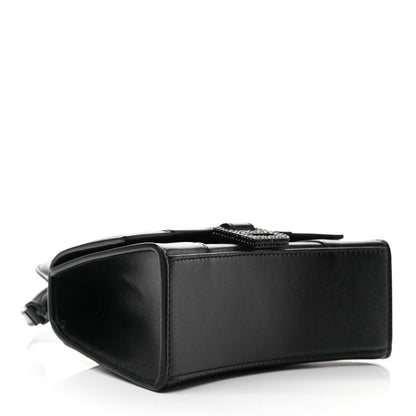 Balenciaga Shiny Box Calfskin Strass Hourglass Top Handle Bag XS Black 4 of 11