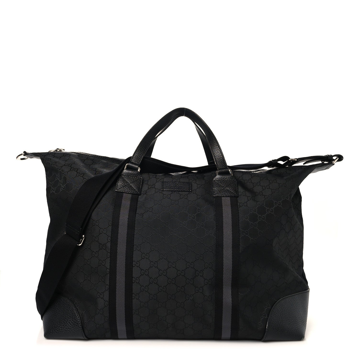 Gucci Nylon Monogram XL Duffle Bag Black 1 of 11