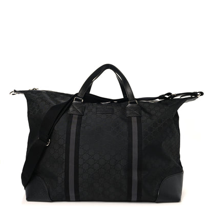Gucci Nylon Monogram XL Duffle Bag Black 1 of 11