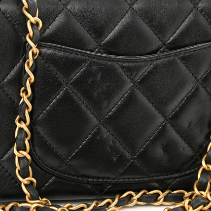 Chanel Lambskin Enamel Strass Quilted Mini Paris Monaco Flap Black 11 of 12