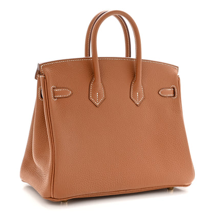 Hermes Togo Birkin 25 Gold 3 of 11