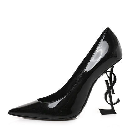 Saint Laurent Patent Opyum 110 Pumps 38 Black 1 of 10