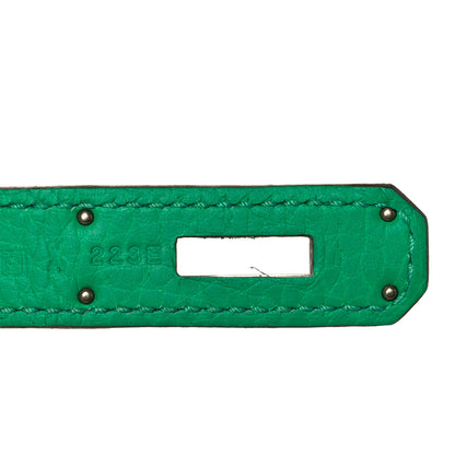 Hermes Taurillon Clemence Birkin 35 Menthe 28 of 34