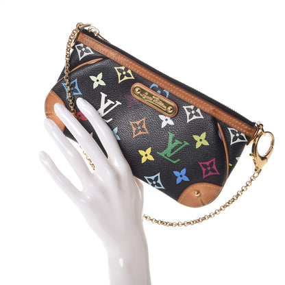 Louis Vuitton Monogram Multicolor Pochette Milla MM Black 2 of 14