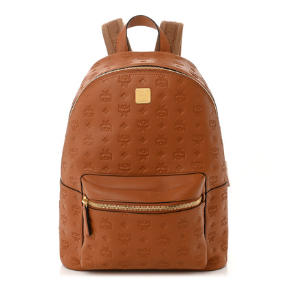 MCM Calfskin Ottomar Stark Backpack Cognac 1 of 10