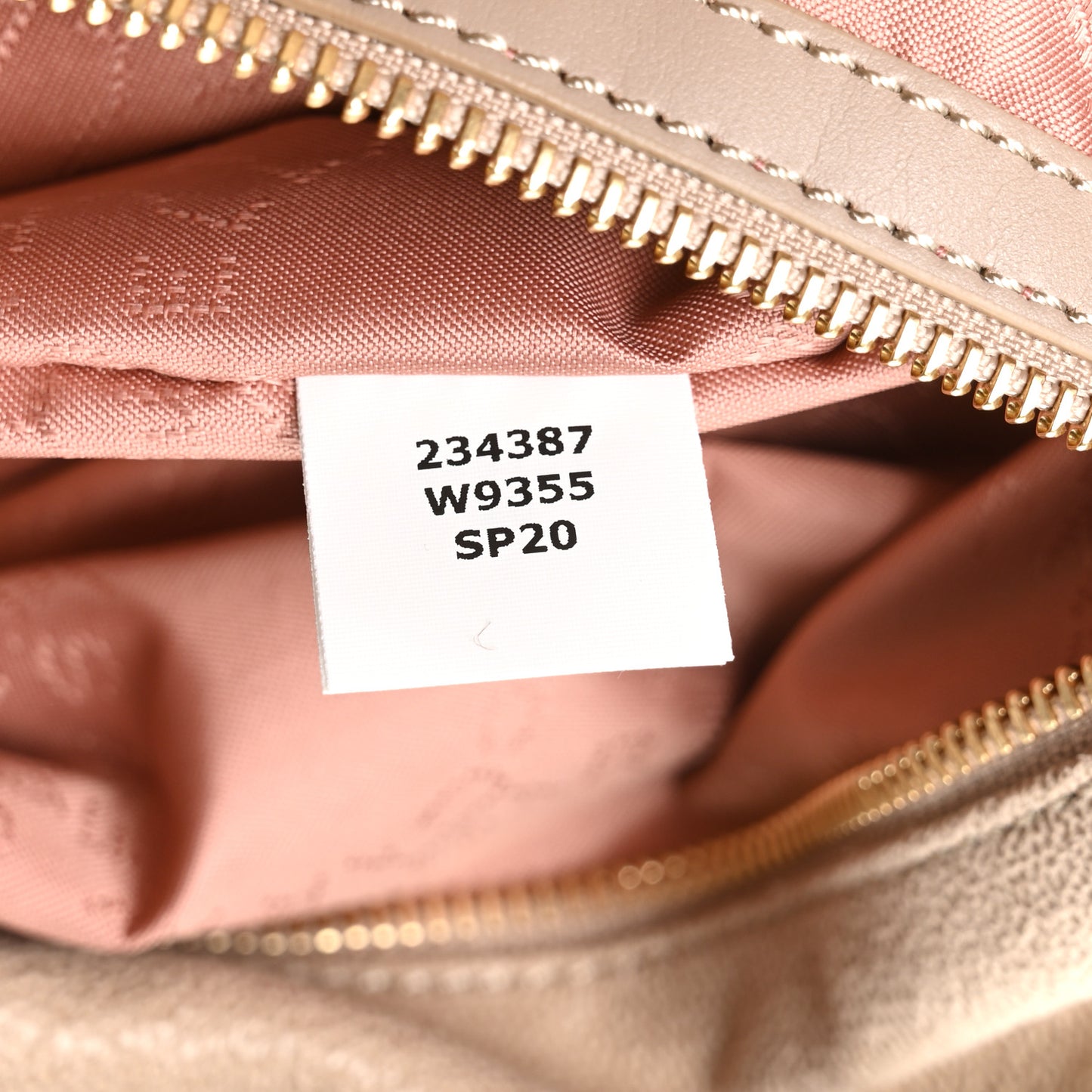 Shaggy Deer Falabella Fold Over Tote Taupe