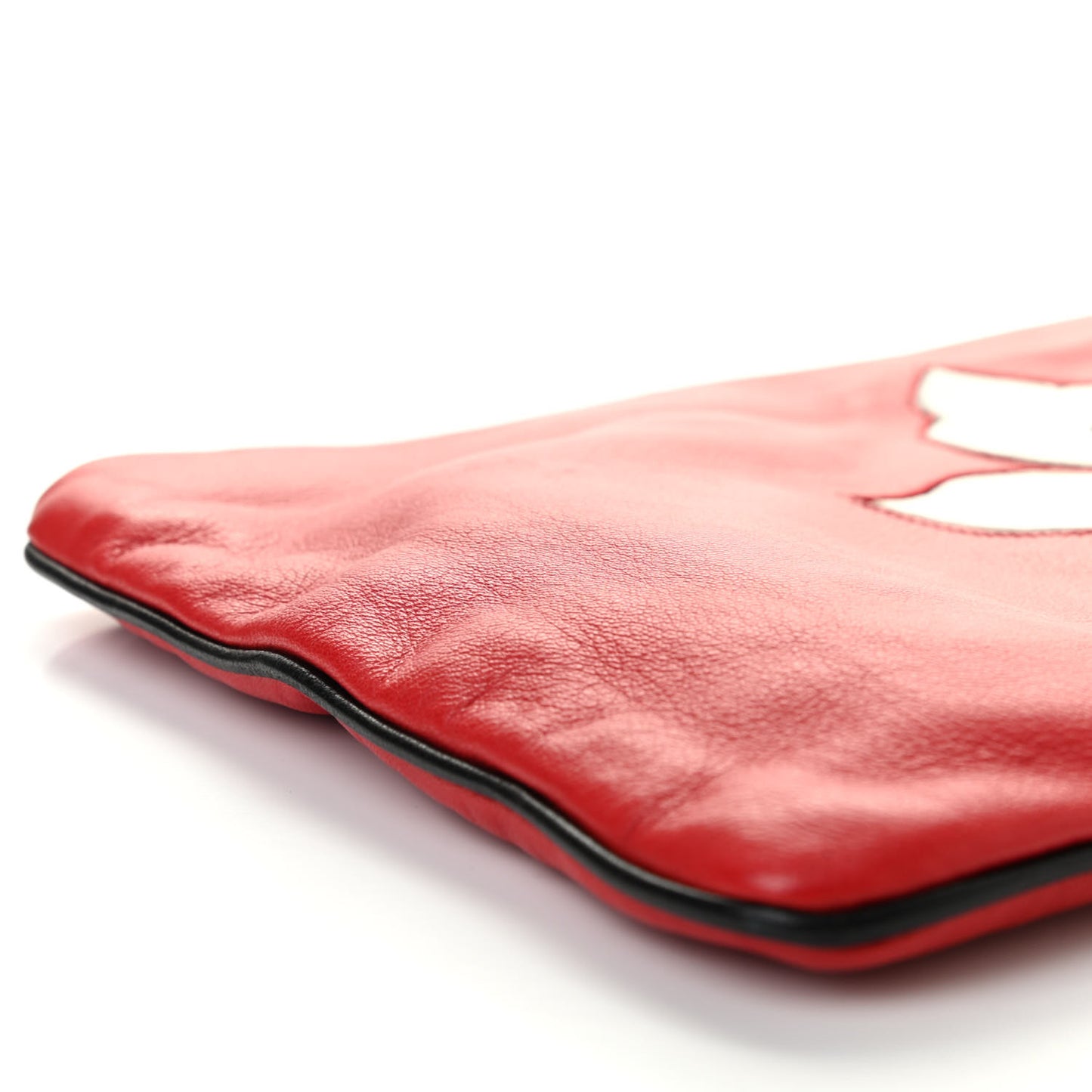 Nappa Zip Pouch Fuoco