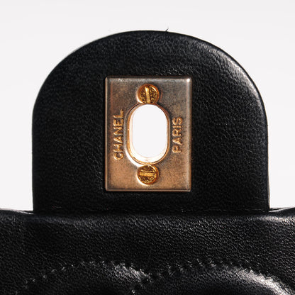 Chanel Lambskin Quilted Mini Square Flap Black 6 of 10