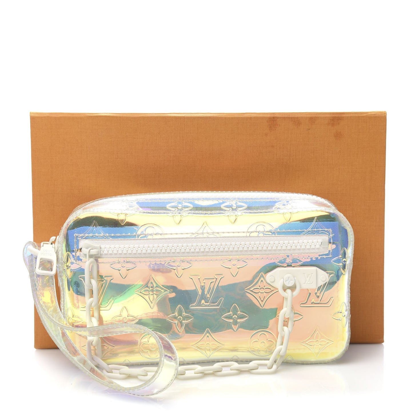 PVC Monogram Pochette Volga Iridescent Prism