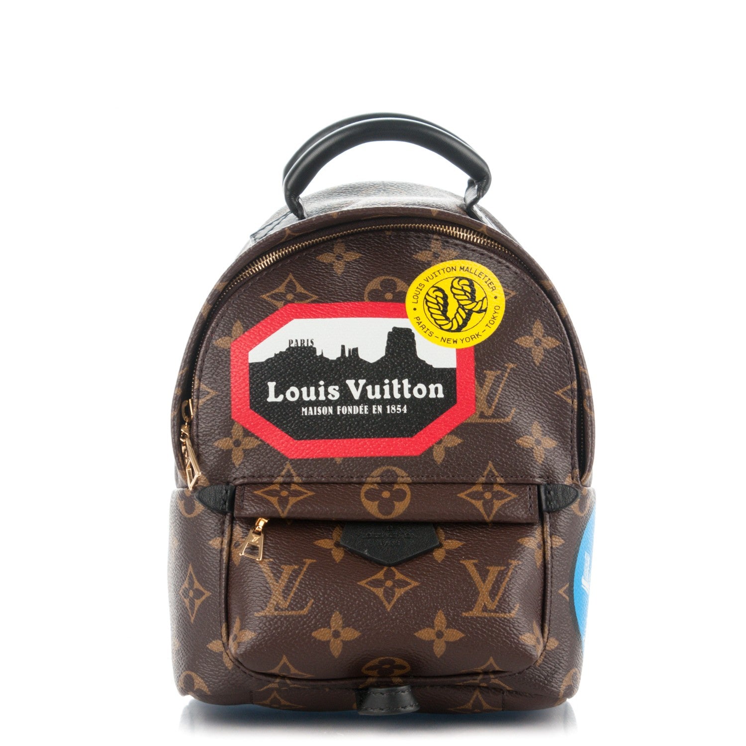Louis Vuitton Monogram World Tour Palm Springs Backpack Mini 1 of 8
