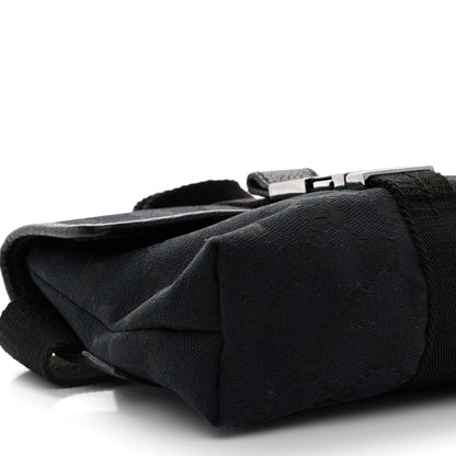 Gucci GG Monogram Web Buckle Belt Bag Black 9 of 10
