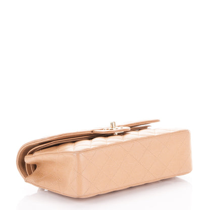 Chanel Caviar Quilted Small Double Flap Beige 5 of 8