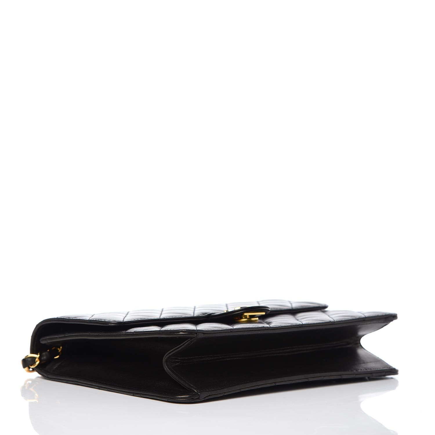 Chanel Lambskin Quilted Small Single Flap Bag Black 4 of 9
