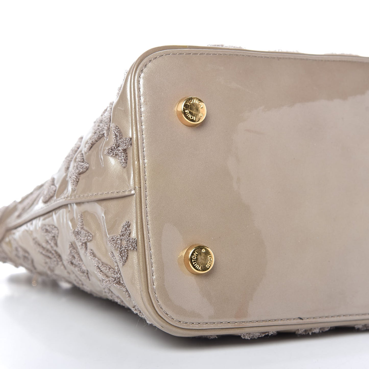 Patent Lambskin Fascination Lockit Gris