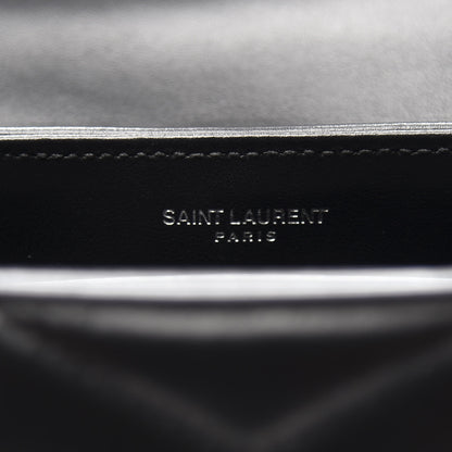 Saint Laurent Calfskin Y Quilted Monogram Toy Loulou Crossbody Bag Black 5 of 11