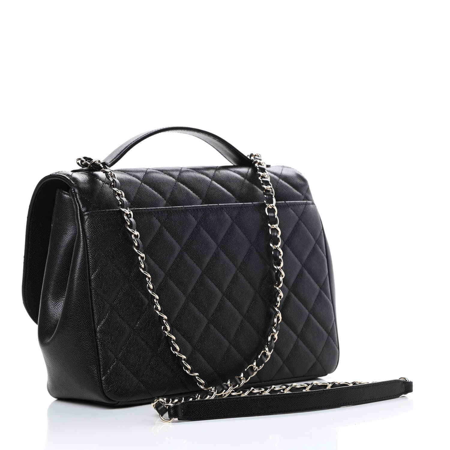 Chanel Caviar Quilted Large Business Affinity Flap Black 3 of 11