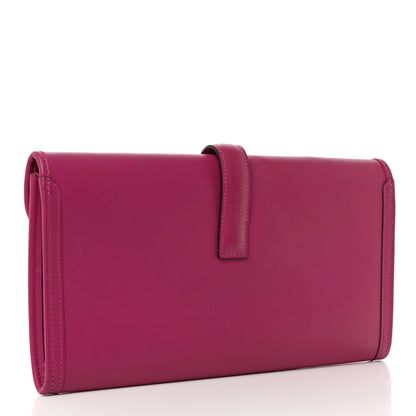 Hermes Swift Jige Elan 29 Clutch Rose Pourpre 3 of 6