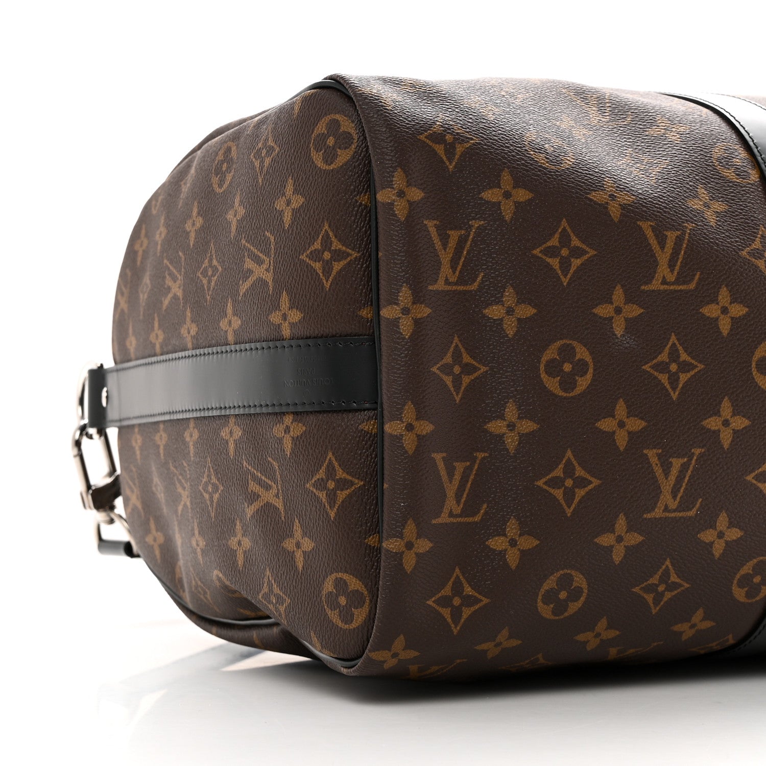 Louis Vuitton Monogram Macassar Keepall Bandouliere 45 7 of 9
