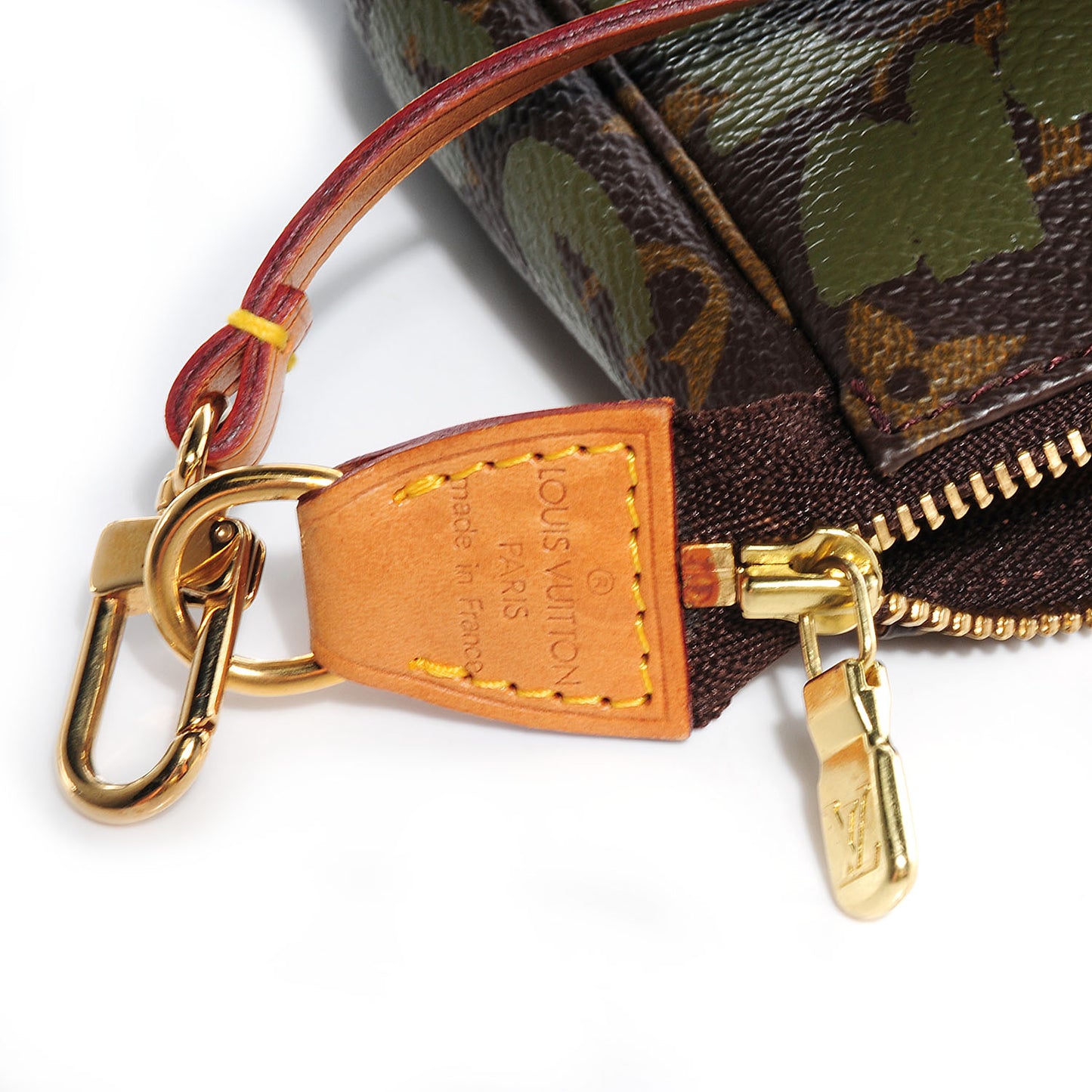 Monogram Graffiti Pochette Accessories Kaki