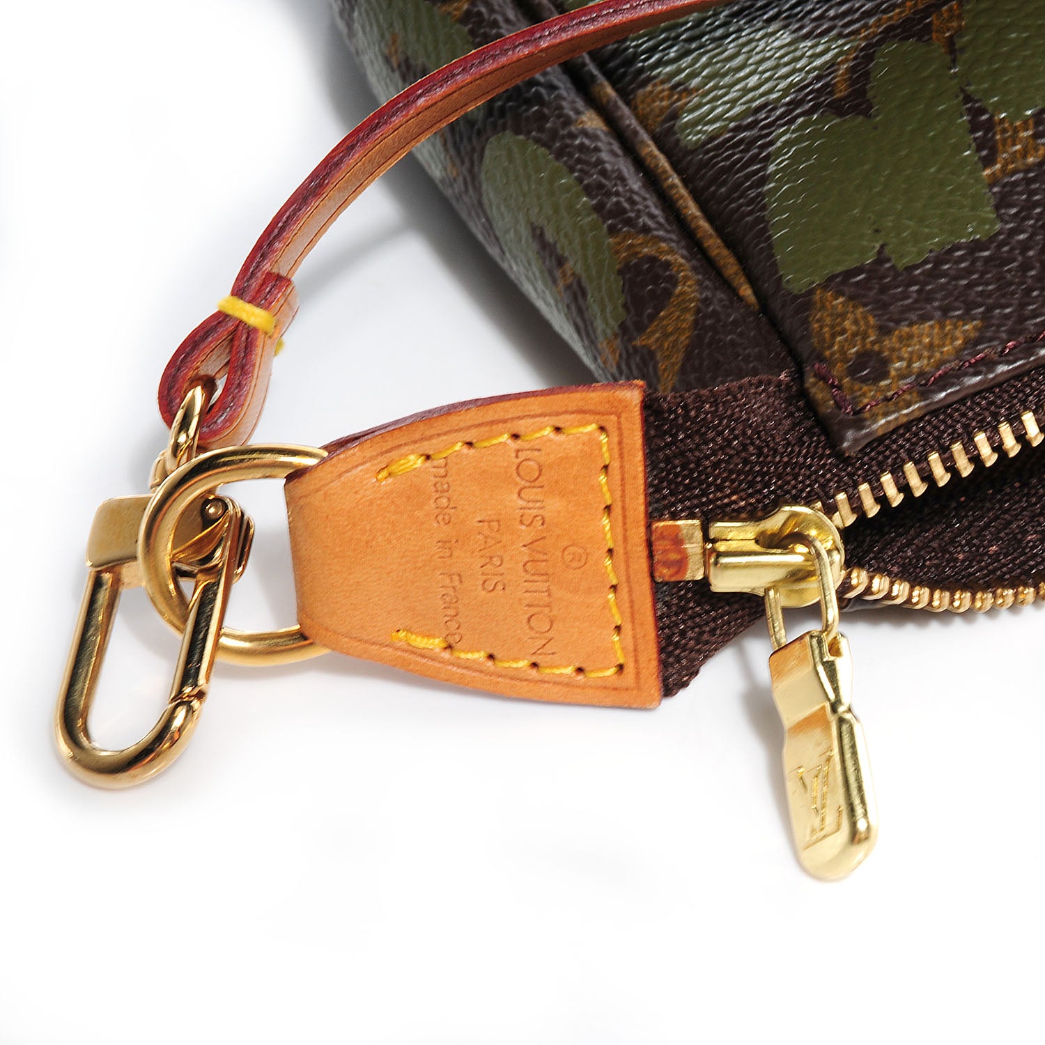 Louis Vuitton Monogram Graffiti Pochette Accessories Kaki 7 of 7