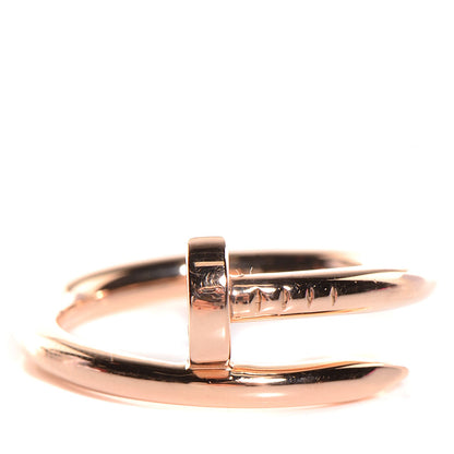 Cartier 18K Pink Gold Juste Un Clou Ring Size 60 US 9 1 of 7