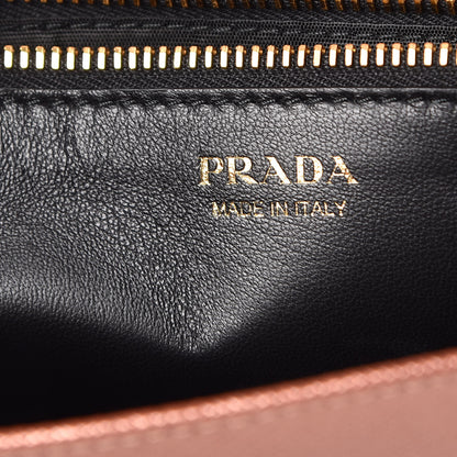 Prada Metallic Saffiano Lux Chain Wallet Antico Mordore 6 of 12