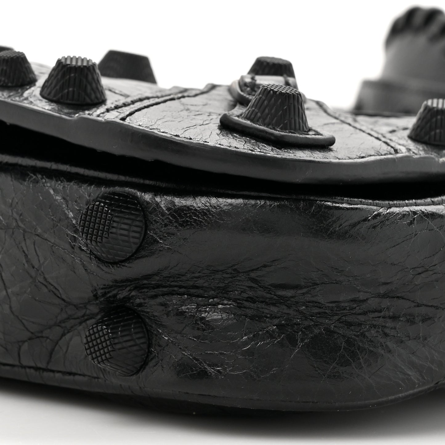 Agneau Arena XS Le Cagole Flap Bag Black