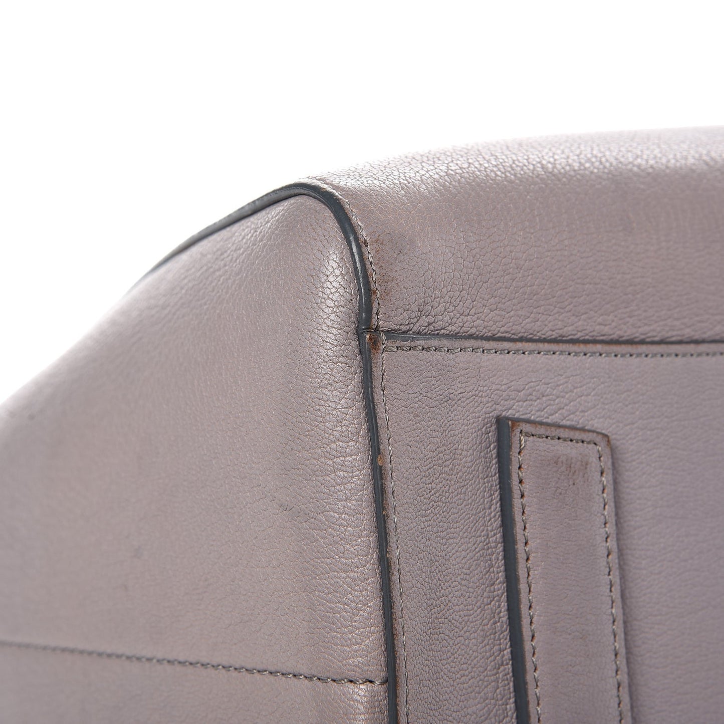 Sugar Goatskin Medium Antigona Pearl Grey