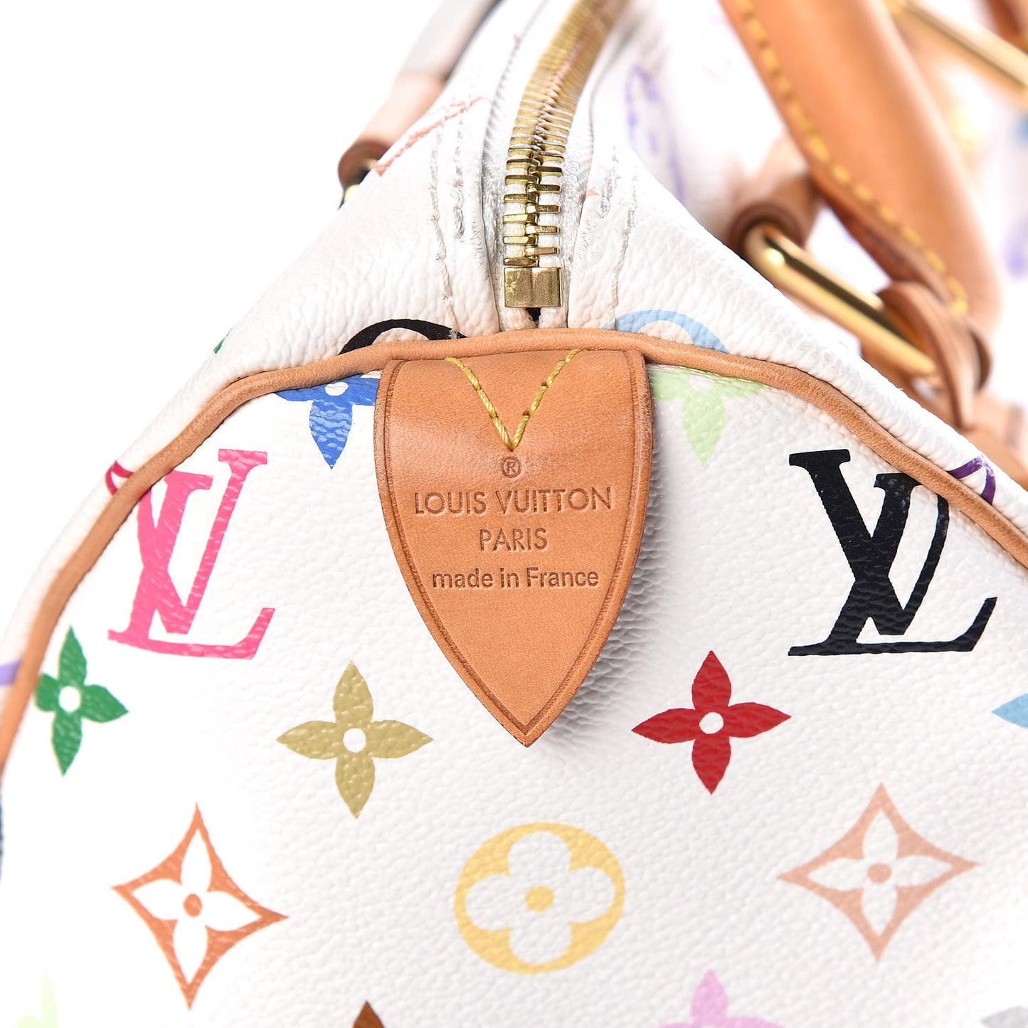 Monogram Multicolor Speedy 30 White