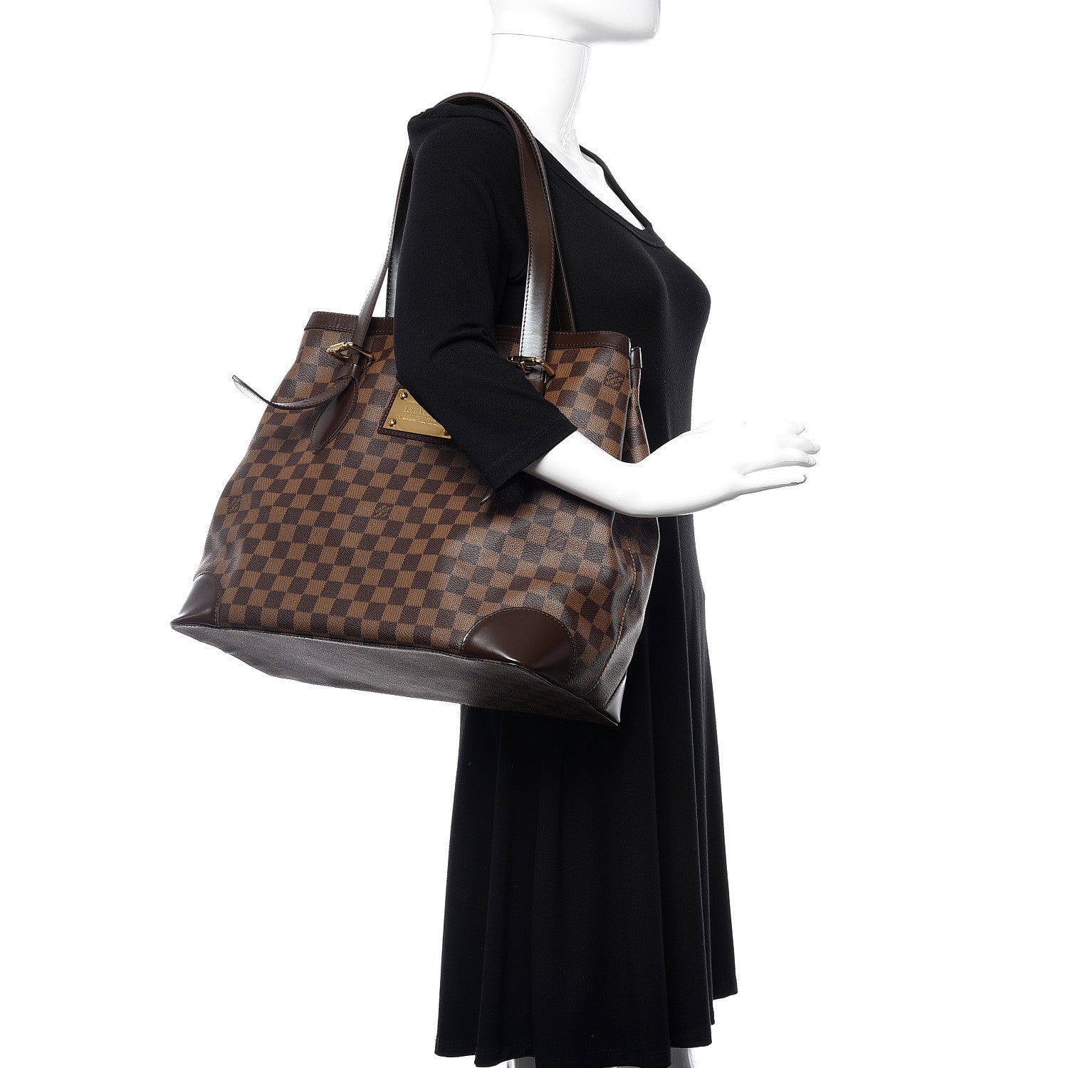 Louis Vuitton Damier Ebene Hampstead GM 2 of 13