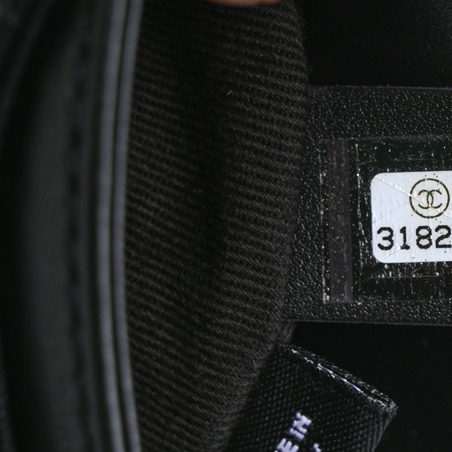 Calfskin Quilted CC Uniform Flap Belt Bag Black