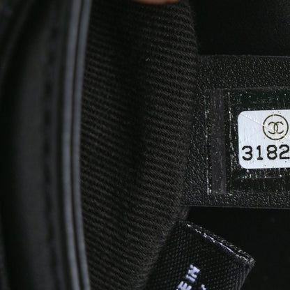 Chanel Calfskin Quilted CC Uniform Flap Belt Bag Black 7 of 9