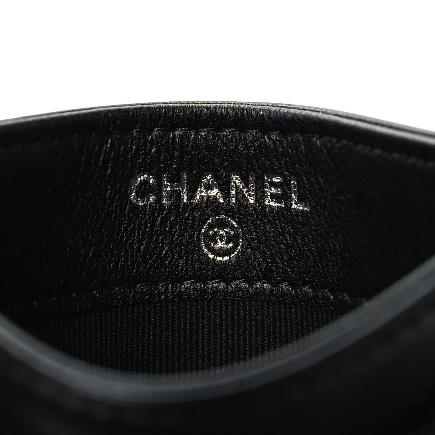 Chanel Lambskin Quilted Card Holder Black 6 of 10