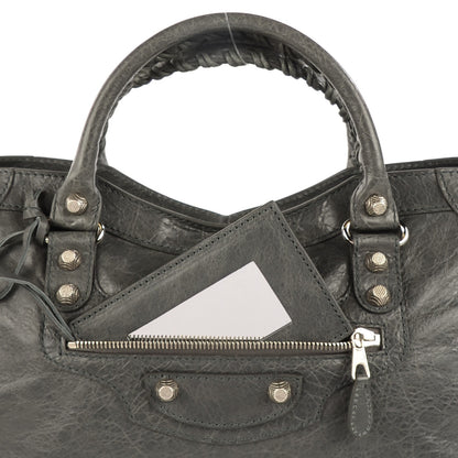 Balenciaga Agneau Giant 12 Silver Hardware City Gris Tarmac 4 of 12