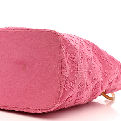 Louis Vuitton Monogram Denim Neverfull MM Rose 10 of 15