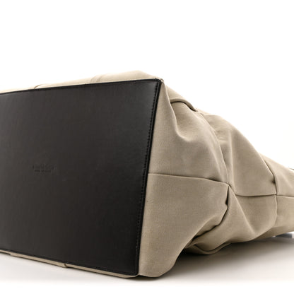 Bottega Veneta Canvas Nappa Intreccio Arco Tote Griege Fondant 10 of 11