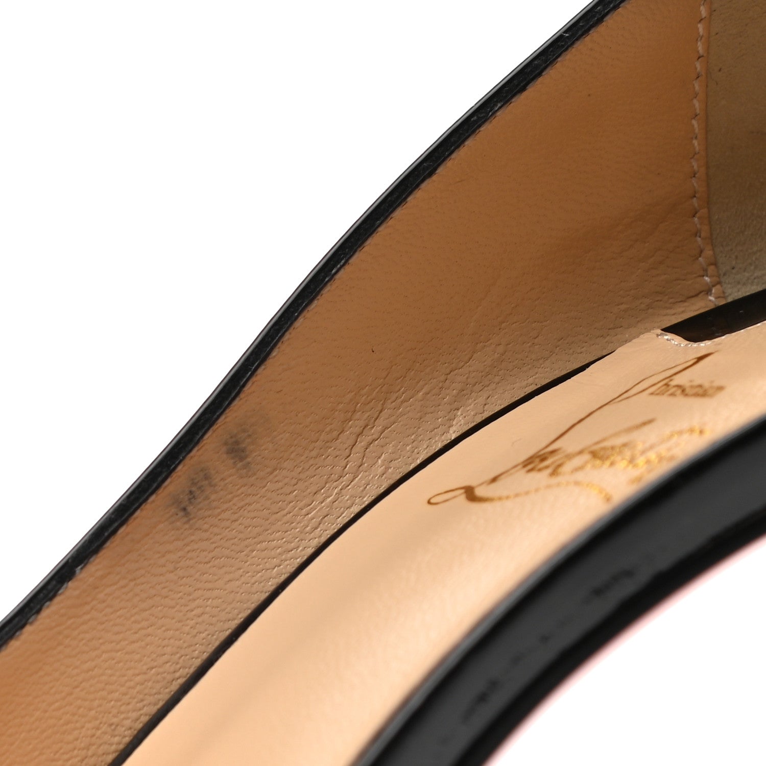 Christian Louboutin Patent Iriza 70 Pumps 37 Black 9 of 10