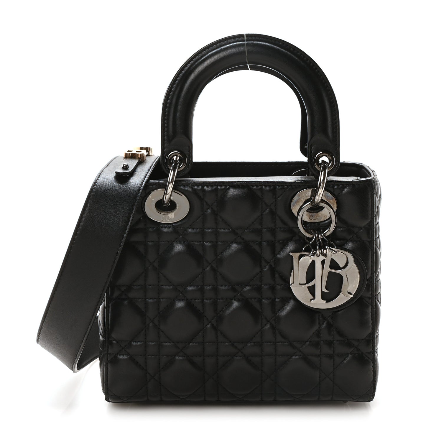 Lambskin Cannage Small My ABCDior Lady Dior Black