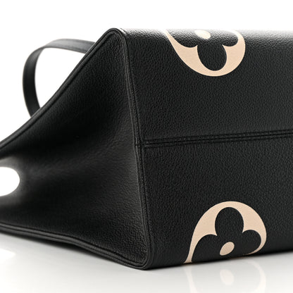 Louis Vuitton LOUIS VUITTON Empreinte Monogram Giant Onthego GM Black Beige 8 of 10