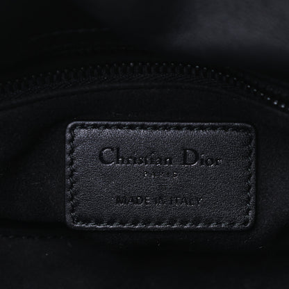 Christian Dior Smooth Calfskin Embroidered Mini Lady Dior Green Black 7 of 10