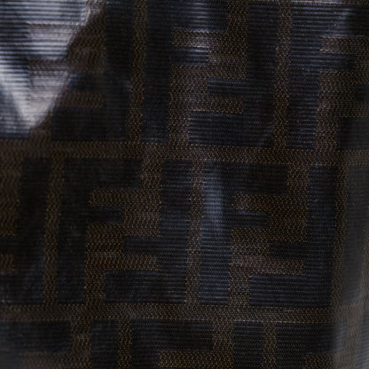Fendi Zucca Spalmati Matrioska Large Roll Tote Tobacco Black 14 of 17