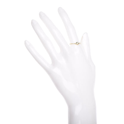 Tiffany 18K Yellow Gold Diamond .07ct Elsa Peretti Diamonds by the Yard Ring 51 5.75 2 of 4
