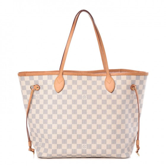 Louis Vuitton Damier Azur Neo Neverfull MM Rose Ballerine 3 of 20