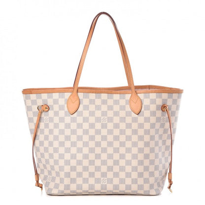 Louis Vuitton Damier Azur Neo Neverfull MM Rose Ballerine 3 of 20